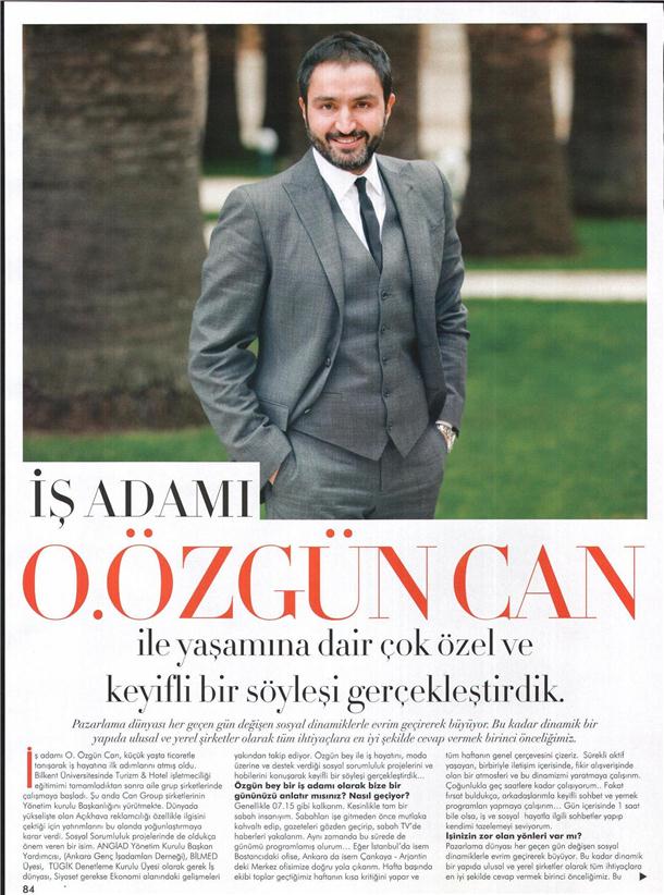 Ankara GİAD Yönetim kurulu başkan yardımcısı Özgün Can ile Alem dergisine yaşamına dair çok özel keyifli bir söyleyişi