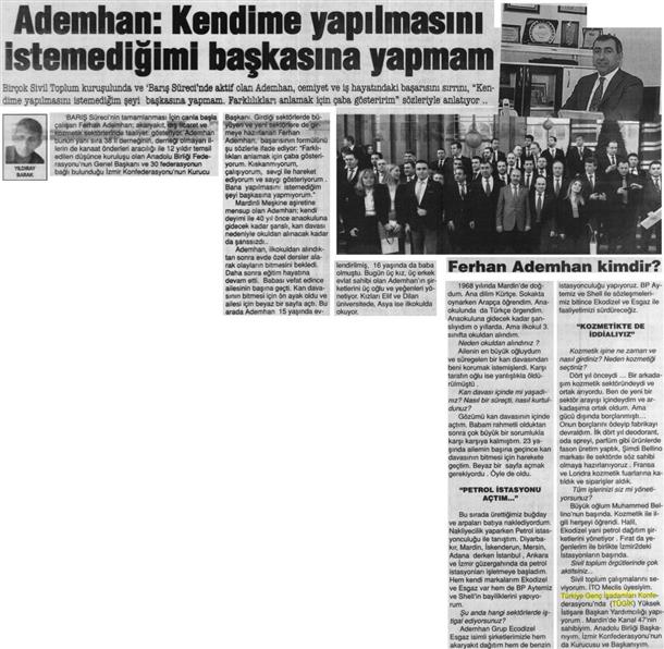 Ademhan: Kendime yapılmasını istemediğimi başkasına yapmam