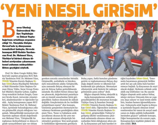 Yeni nesil girişim BUÜ'de konuşuldu