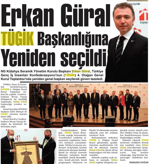 Erkan Güral ın Yeniden Başkan