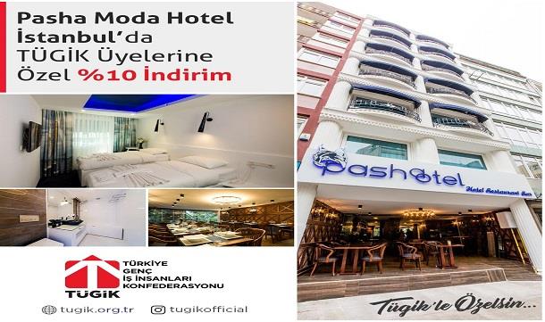 İstanbul Pasha Moda Hotel 'den TÜGİK üyelerine özel &#37;10 indirim