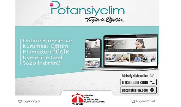 Potansiyelim.com'dan TÜGİK üyelerine &#37;20 indirimli.