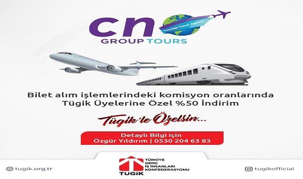 CNO Tour 'dan Tügik Üyelerine Özel &#37;50 İndirim.