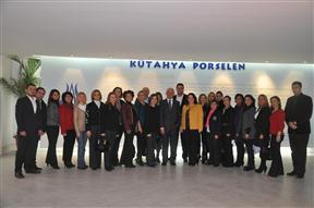 KUTSO ve Kütahya Porselen Sanayi A.Ş.Yönetim Kurulu Başkanı Nafi Güral BUİKAD Yöneticilerini ve üyelerini ağırladı.