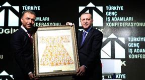 TÜGİK Mali Genel Kurulu Cumhurbaşkanı Recep Tayyip Erdoğan’ın katılımıyla gerçekleşti.