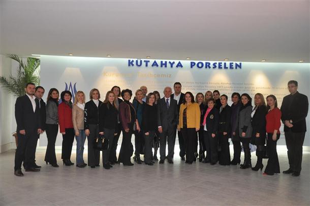 KUTSO ve Kütahya Porselen Sanayi A.Ş.Yönetim Kurulu Başkanı Nafi Güral BUİKAD Yöneticilerini ve üyelerini ağırladı