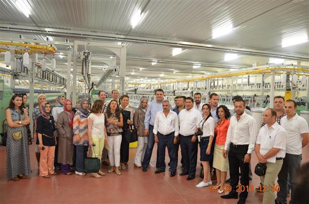 Kütahya GİAD’ın girişimcileri Oğuz Tekstil'i gezdi
