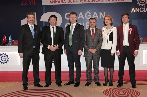 Ankara Genç İşadamları Derneği’nin (ANGİAD) kongresine Genel Başkan Erkan Güral katıldı