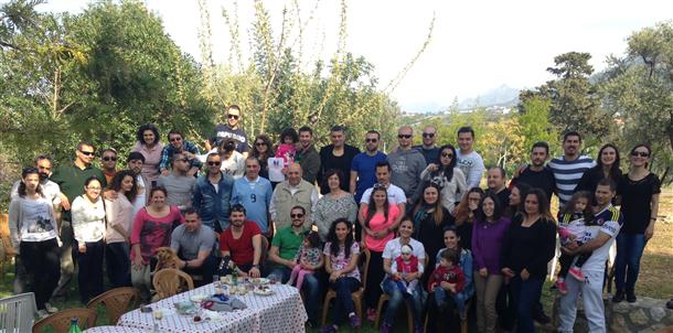 Kuzey Kıbrıs GİAD 6 Nisan Pazar günü Dernek başkanı Sayın Arsen Angı'nın evinde bahar yemeği düzenledi.