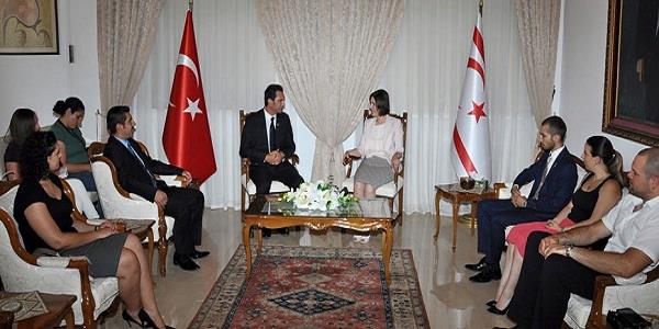 Kuzey Kıbrıs GİAD, Meclis Bakanı Siber'i ziyaret etti