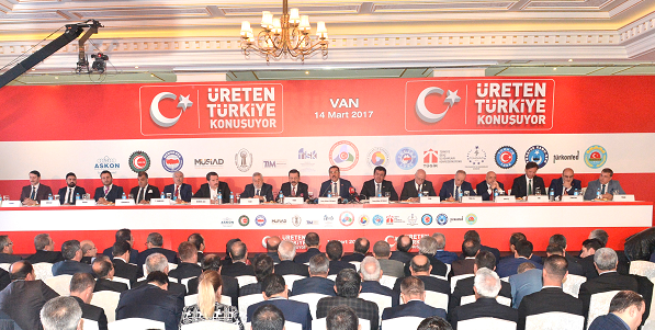 Üreten Türkiye Konuşuyor Toplantısının ilki Van'da başladı.​