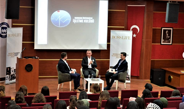 Erkan Güral, BossLife İş Liderleri Zirvesi’nde Marmara Üniversitesi öğrencileri ile