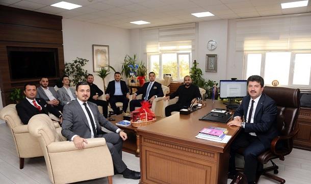 Sakarya Giad, Prof. Dr. Mehmet Sarıbıyık'ı makamında ziyaret etti.