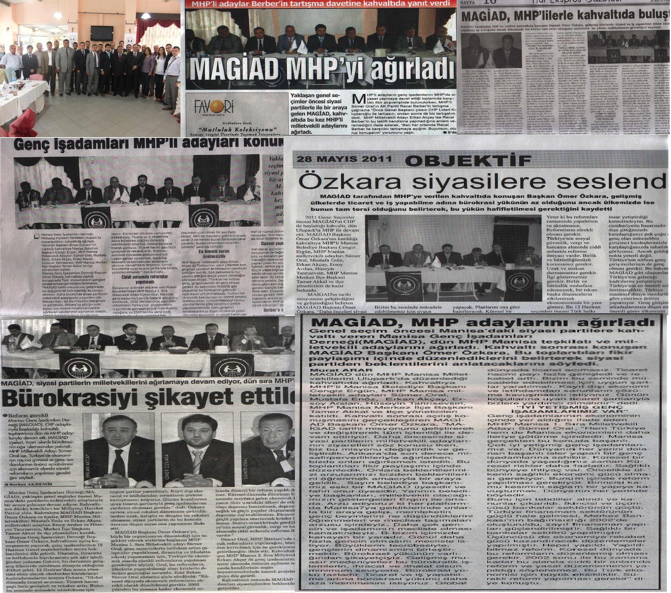MHP Manisa Milletvekili Adayları, Manisa GİAD’ı Ziyaret Etti