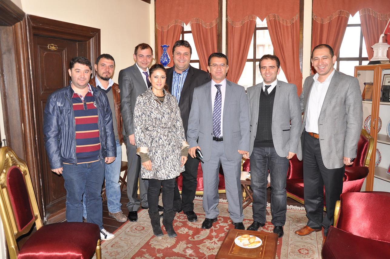 Kütahya Emniyet Müdürlüğü Asayiş Şube Müdürü Ali Aygün, Kütahya GİAD derneğini ziyarette bulundu