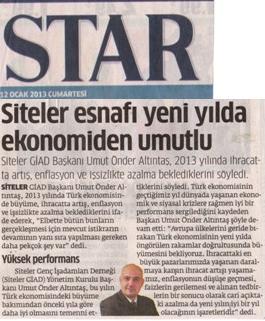 Siteler esnafı yeni yılda ekonomiden umutlu.
