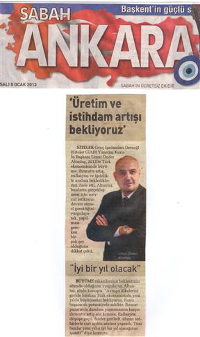 Üretim ve istihdam artışı bekliyoruz.