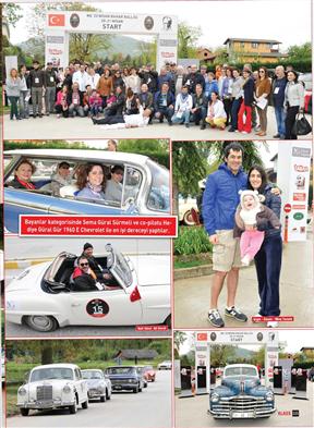 Klasik otomobil bahar rallisi NG Güral Sapancada gerçekleştirildi.