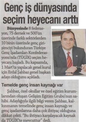 Genç iş dünyasında seçim heyecanı arttı.