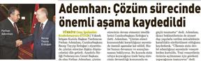 Cumhurbaşkanına çözüm sureci talebi.