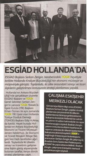 ESGİAD Hollanda'da.