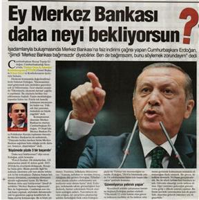 Ey Merkez Bankası daha neyi bekliyorsun.