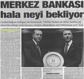 Merkez Bankası hala neyi bekliyor.