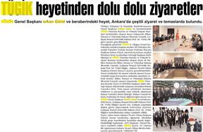 TİİGİK heyetinin Ankara ziyaretleri.