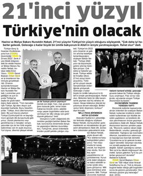  21'inci yüzyıl Türkiye'nin olacak .