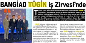 BANGIAD TUGİK iş Zirvesi'nde.