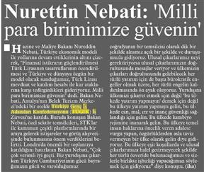 Nurettin Nebati: 'Milli para birimimize güvenin'.