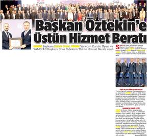 Oztekin e üstün hizmet beratı.