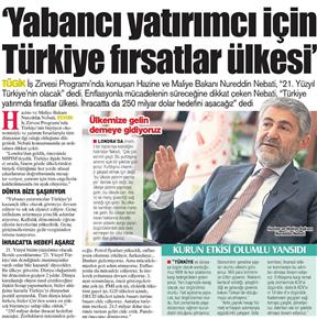 Yabancı yatırımcı için Türkiye fırsatlar ülkesi.