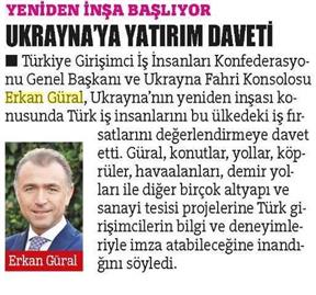 Ukrayna'ya yatırım daveti.