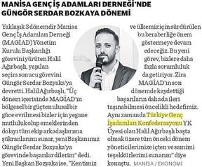 MAGİAD'da Güngör Serdar Bozyaka dönemi.