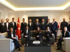 Kuşadası Genç İş İnsanları Derneği Heyetinden TÜGİK’e Anlamlı Ziyaret