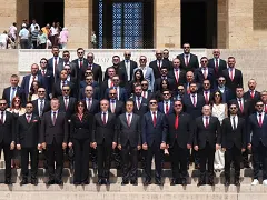 TÜGİK 11. Dönem Yönetimi Anıtkabir'de Resmi Tören Düzenledi